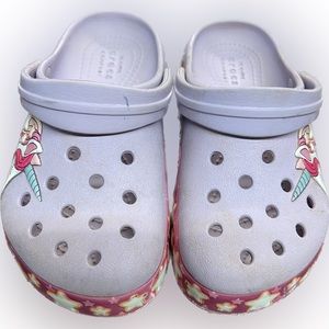Children’s unicorn Crocs - Size 10